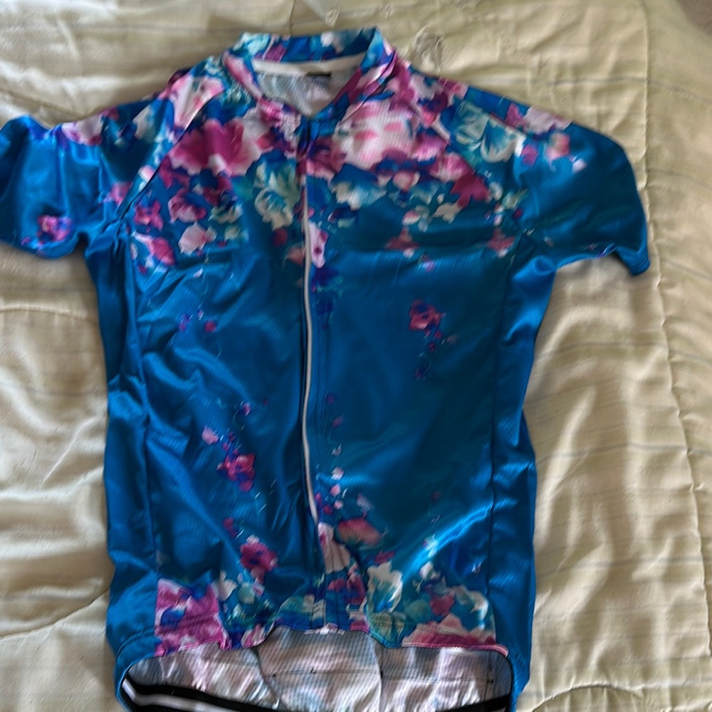 Floral Blue Shirt